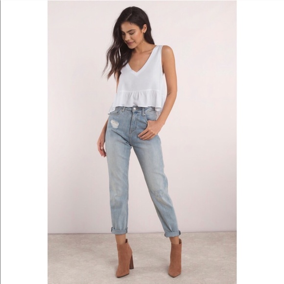 🆕Ruffle Hem Tank Top - Picture 4 of 4